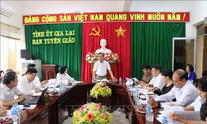 Đoàn công tác Ban Tuyên giáo Trung ương làm việc tại Gia Lai