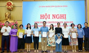 Hà Nội: Quận Ba Đình kiện toàn nhân sự trường THCS Giảng Võ 2