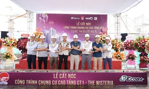 Dự án The Wisteria cất nóc vượt tiến độ