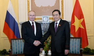 Chủ tịch Quốc hội Trần Thanh Mẫn hội kiến Tổng thống Liên bang Nga Vladimir Putin