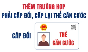 Thêm trường hợp phải cấp đổi, cấp lại thẻ căn cước