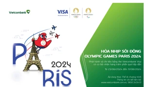 Hòa nhịp Olympic Paris 2024 cùng Vietcombank thông qua chuỗi hoạt động dành cho khách hàng