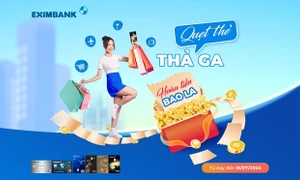 “Quẹt thẻ thả ga, hoàn tiền bao la” cùng thẻ tín dụng Eximbank