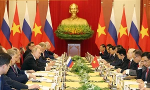 Tổng Bí thư Nguyễn Phú Trọng hội đàm với Tổng thống Liên bang Nga V. Putin