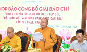 Lần đầu tiên tổ chức Giải Báo chí về Phật giáo