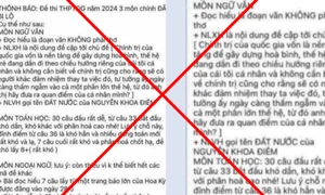 Công an vào cuộc xác minh thông tin sai sự thật về “lộ đề thi tốt nghiệp THPT năm 2024”