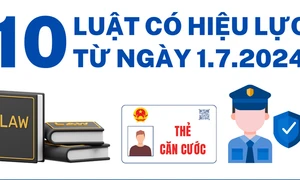 10 luật có hiệu lực từ ngày 1.7.2024