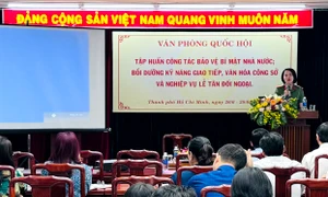 Văn phòng Quốc hội tập huấn công tác bảo vệ bí mật nhà nước tại Cục Quản trị II