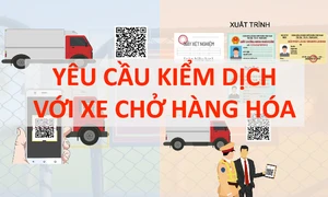 Yêu cầu kiểm dịch mới đối với xe chở hàng hóa