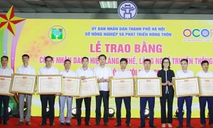 Hà Nội: Trao bằng công nhận cho 15 làng nghề, làng nghề truyền thống