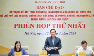 Phiên họp Ban Chỉ đạo Đề án tăng cường sự lãnh đạo của Đảng với công tác thể chế hóa chủ trương, chính sách về phòng, chống tham nhũng, tiêu cực