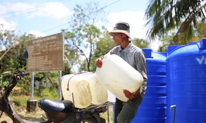 Tiền Giang công bố tình huống khẩn cấp về xâm nhập mặn, thiếu nước sinh hoạt