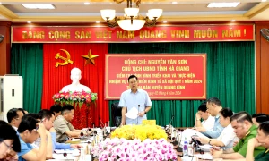 Huyện Quang Bình, Hà Giang: Triển khai các chương trình, đề án thực chất, không chạy theo thành tích