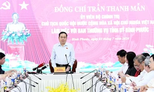 Chủ tịch Quốc hội Trần Thanh Mẫn: Hoàn thành cao nhất mục tiêu Nghị quyết Đại hội Đảng bộ tỉnh, góp phần thực hiện thắng lợi Nghị quyết Đại hội XIII của Đảng