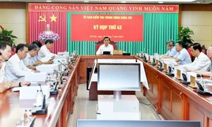 Ủy ban Kiểm tra Trung ương họp Kỳ thứ 43