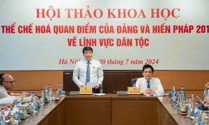 Hội thảo khoa học thể chế hóa quan điểm của Đảng và Hiến pháp năm 2013 về lĩnh vực dân tộc