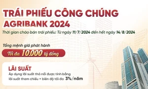 Agribank phát hành 10.000 tỷ đồng trái phiếu ra công chúng năm 2024