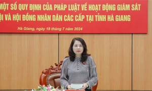 Ủy ban Pháp luật khảo sát việc thực hiện pháp luật về hoạt động giám sát của Quốc hội và HĐND