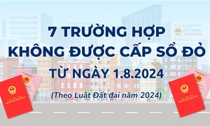 Những trường hợp nào không được cấp Sổ đỏ theo Luật Đất đai 2024?