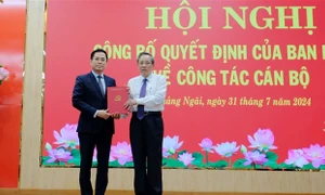 Thứ trưởng Bộ Khoa học và Công nghệ Nguyễn Hoàng Giang được điều động làm Phó Bí thư Tỉnh ủy Quảng Ngãi