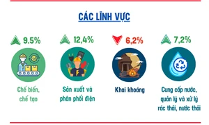 Chỉ số sản xuất toàn ngành công nghiệp tăng 8,5%