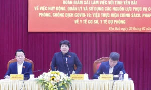 Đoàn giám sát của Quốc hội làm việc với UBND tỉnh Yên Bái