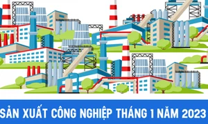 Chỉ số sản xuất công nghiệp tháng 1.2023 giảm 8%