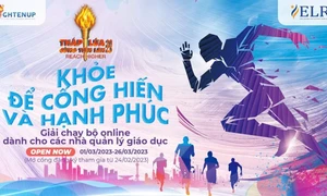 Giải chạy “khoẻ để cống hiến và hạnh phúc” dành cho các nhà quản lý giáo dục