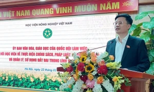 Đoàn giám sát của Ủy ban Văn hóa, Giáo dục làm việc với Học viện Nông nghiệp Việt Nam về đào tạo tiến sĩ