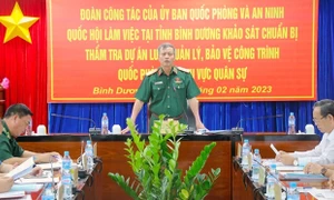 Ủy ban Quốc phòng và An ninh khảo sát tại Bình Dương