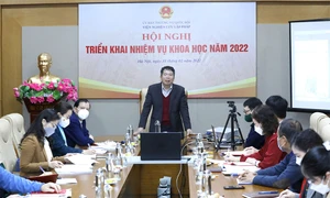 Viện Nghiên cứu Lập pháp tổ chức Hội nghị triển khai nhiệm vụ khoa học năm 2022