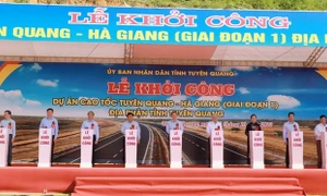 Khởi công dự án cao tốc Tuyên Quang - Hà Giang