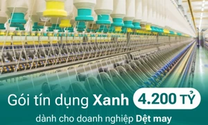 BIDV dành 4.200 tỷ đồng tín dụng xanh cho doanh nghiệp dệt may