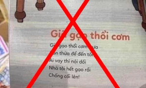 Bộ GD-ĐT khẳng định một số ngữ liệu đang lan truyền trên mạng xã hội không có trong sách giáo khoa