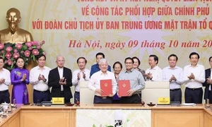 Chính phủ và Ủy ban Trung ương MTTQ Việt Nam tăng cường phối hợp công tác