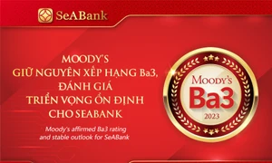 Moody's giữ nguyên xếp hạng tín nhiệm Ba3 và đánh giá triển vọng Ổn định cho SeABank