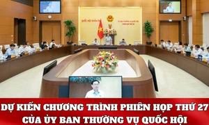 Dự kiến Chương trình Phiên họp thứ 27 của Ủy ban Thường vụ Quốc hội