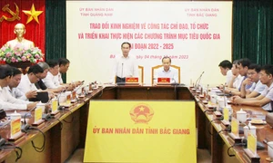 Hai tỉnh Bắc Giang và Quảng Nam trao đổi kinh nghiệm thực hiện chương trình mục tiêu quốc gia