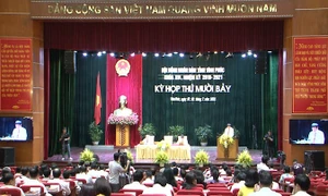 Khai mạc kỳ họp thứ 17, HĐND tỉnh Vĩnh Phúc Khóa XVI