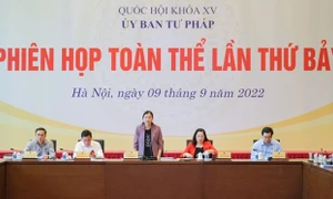 Ủy ban Tư pháp họp phiên toàn thể lần thứ 7