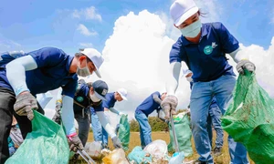 Nestlé Việt Nam làm sạch bãi biển, góp phần giảm rác thải nhựa