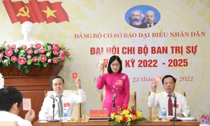 Đại hội Chi bộ Ban Trị sự, Đảng bộ cơ sở Báo Đại biểu Nhân dân nhiệm kỳ 2022 – 2025