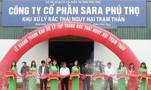 Công ty CP Sara Phú Thọ bị phát hiện xả hoá chất độc hại ra môi trường