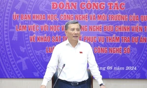 Đoàn khảo sát của Ủy ban Khoa học, Công nghệ và Môi trường làm việc với Học viện Công nghệ bưu chính viễn thông