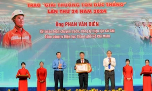 Kỹ sư Phan Văn Điền được trao tặng "Giải thưởng Tôn Đức Thắng” năm 2024