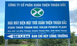 Nhà máy điện mặt trời do Xuân Thiện Group làm chủ đầu tư nằm trong danh sách điều tra của Bộ Công an