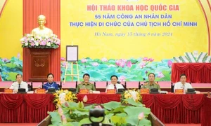 Hội thảo khoa học quốc gia 55 năm Công an Nhân dân thực hiện Di chúc của Chủ tịch Hồ Chí Minh