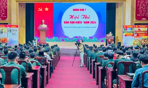 Hội thi Dân vận khéo trong lực lượng vũ trang Quân khu 7 năm 2024