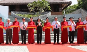 Phó Chủ tịch Quốc hội Nguyễn Thị Thanh dự Lễ khánh thành công trình tu bổ, tôn tạo Di tích lịch sử Quốc gia Trường dạy làm báo Huỳnh Thúc Kháng