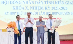 Ông Giang Thanh Khoa được bầu giữ chức Phó Chủ tịch UBND tỉnh Kiên Giang